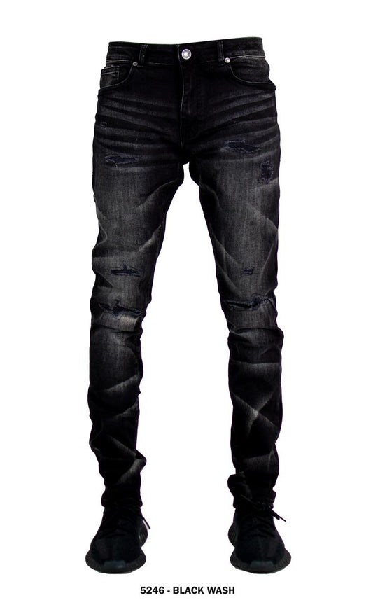 FOCUS FASHION DENIM 5246 - BLACK WASH