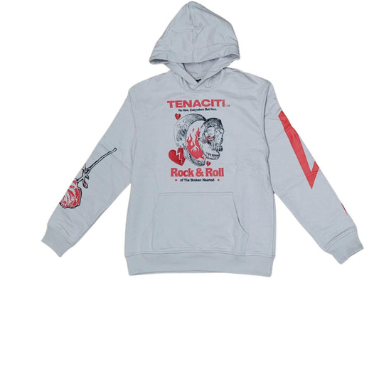 TENACITI ROCK AND ROLL HOODIE (T23-2019) CREAM