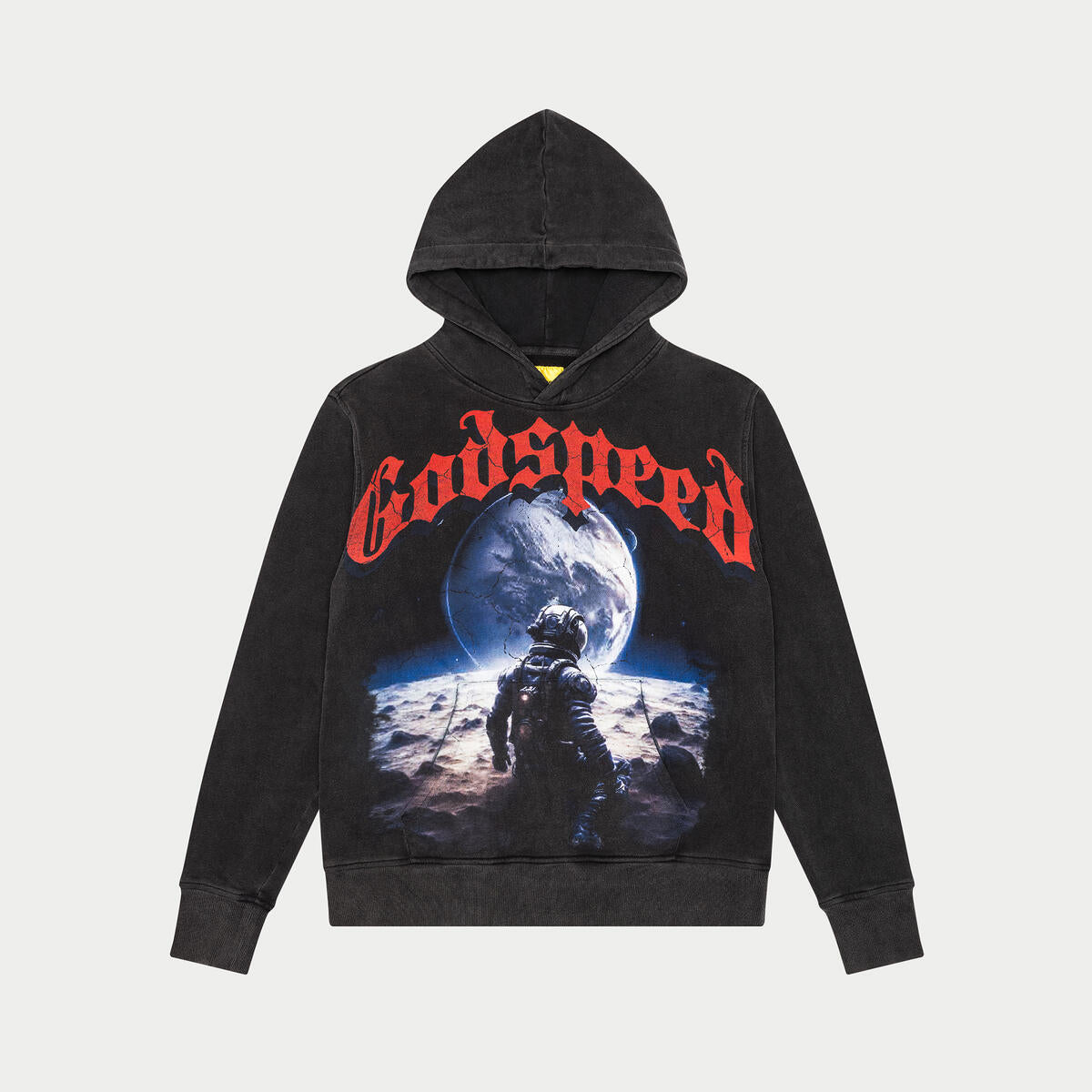 GOD SPEED 'No Looking Back Hoodie'-Red