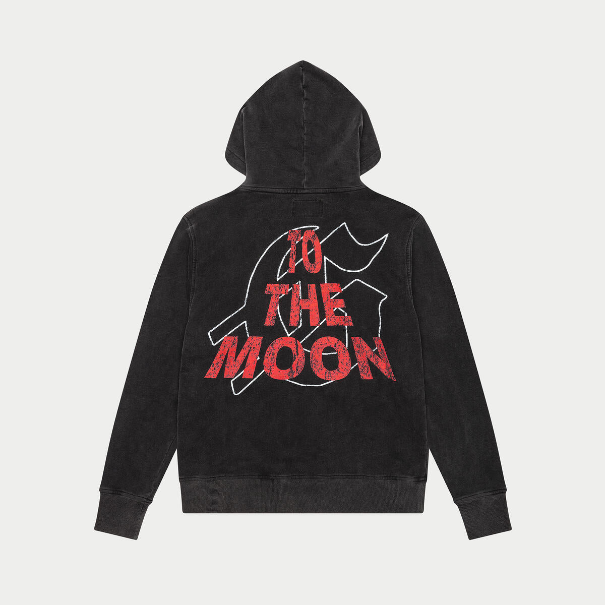 GOD SPEED 'No Looking Back Hoodie'-Red