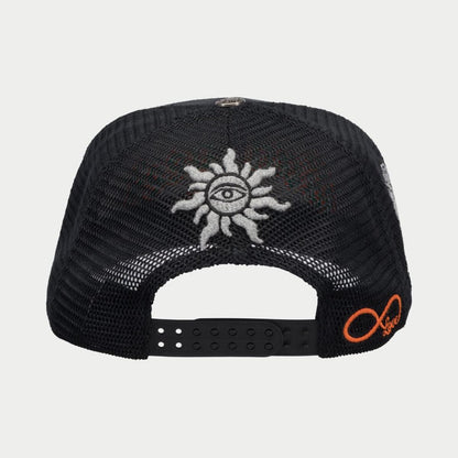 GS FOREVER TRUCKER HAT (VINTAGE BLACK/GREEN/ORANGE)