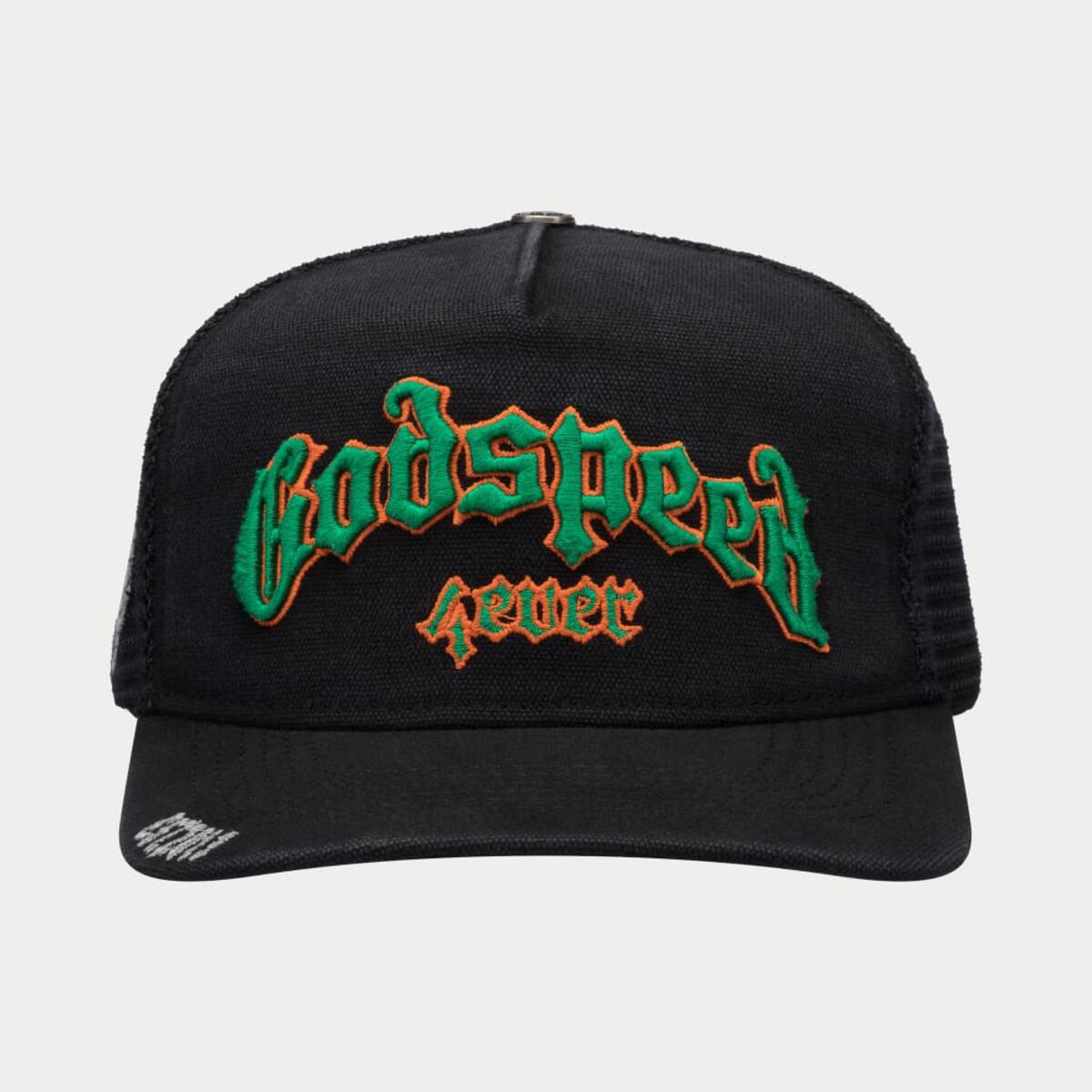 GS FOREVER TRUCKER HAT (VINTAGE BLACK/GREEN/ORANGE)