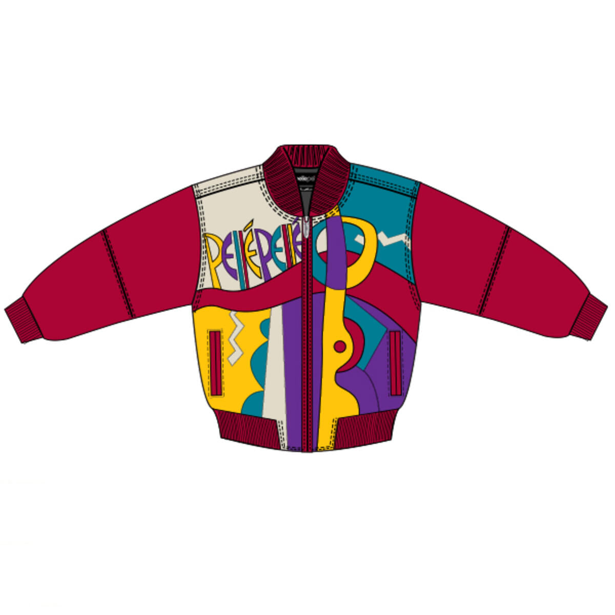 PELLE PELLE PICASSO JACKET (324-37461-CTI) - RED MULTI