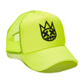 CULT CLEAN SHIMUCHAN LOGO MESH BACK TRUCKER HAT (624B9-CH48A)-NEON