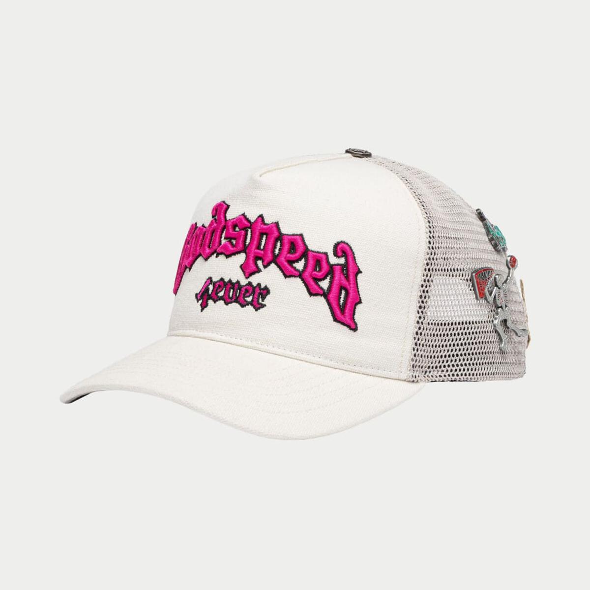 GS Forever Trucker Hat (White/Fuchsia) (Gs-Forever-Trucker-Hat-White-Fuchsia)