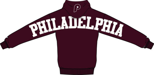 PRO STANDARD PHILADELPHIA PHILLIES WINGSPAN M DROP SHOULDER FLC PO HOODIE (LPH5314742)