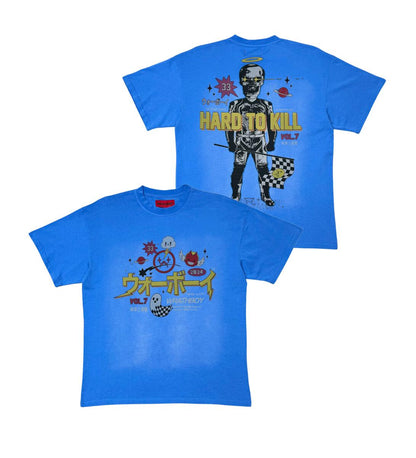 WRATHBOY HARD TO KILL TEE-LT BLUE WB04-080 LT BLUE