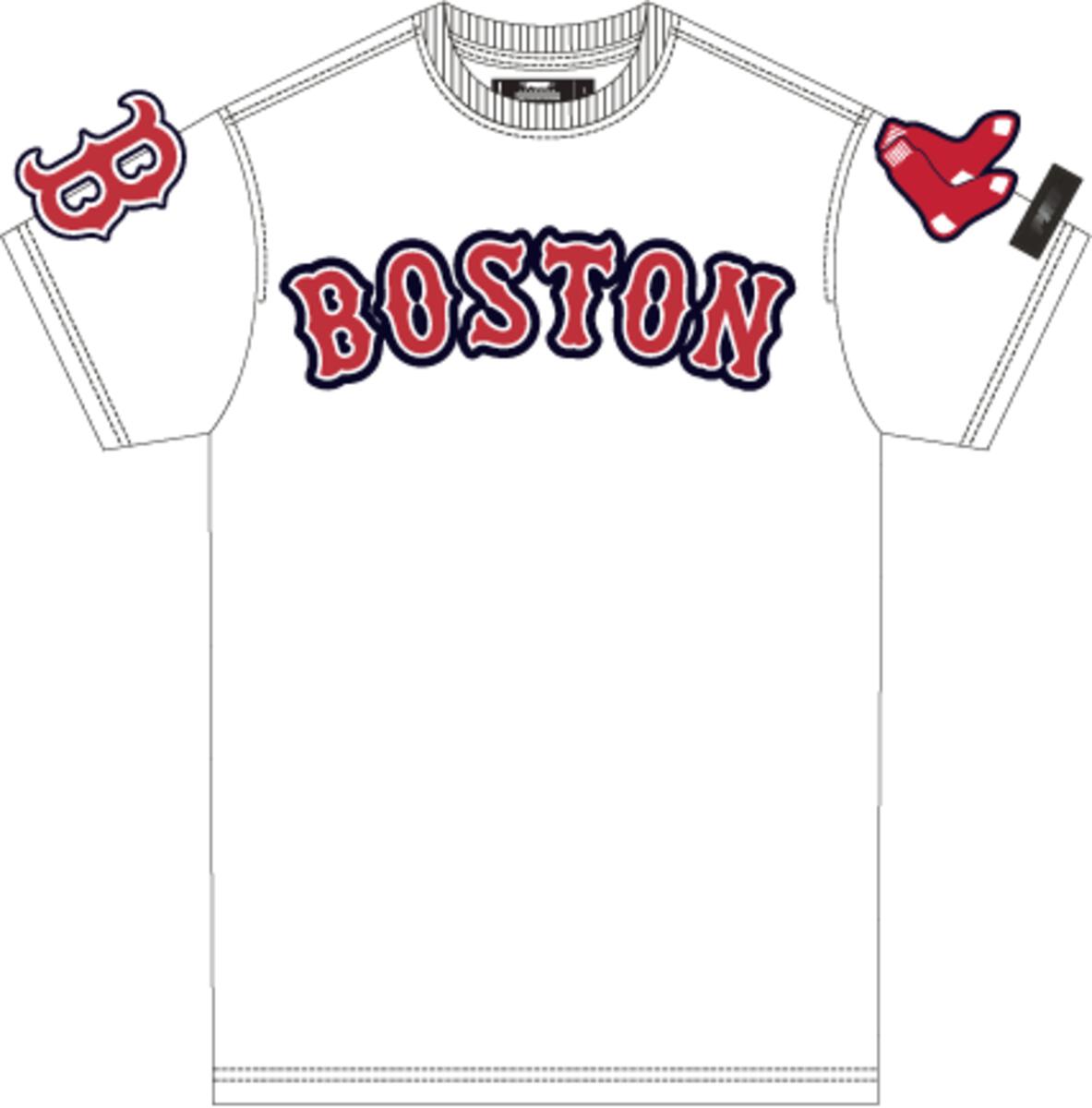 PRO STANDARD BOSTON RED SOX CLASSIC CHENILLE SJ TEE (LBR131556) WHT