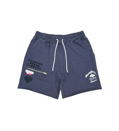 GUNZINII SIGNATURE FRENCH TERRY SHORT SET GZ422-GZ423-CHARCOAL