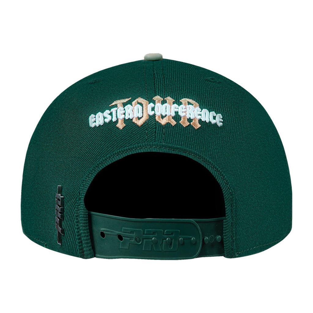 MILWAUKEE BUCKS CITY TOUR CURVED SNAPBACK HAT (BMB7515683) FOREST GREEN