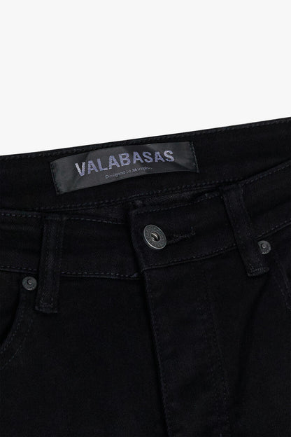 VALABASAS "TRACK" BLACK BAGGY DENIM JEAN (VLBS-BG-24)