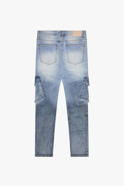 VALABASAS "PACIFIC"PACIFIC - BLUE FADED SKINNY JEAN (VLBS-SK-30)