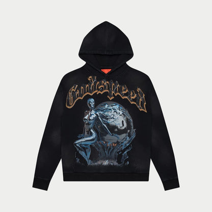 GOD SPEED Chrome Seduction Hoodie (Black Wash)