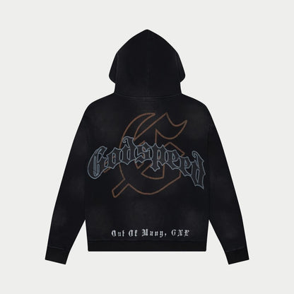 GOD SPEED Chrome Seduction Hoodie (Black Wash)