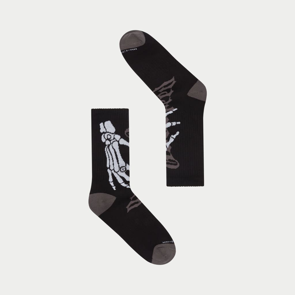 Godspeed Ten Toes Down Sock (BLK/GRY)