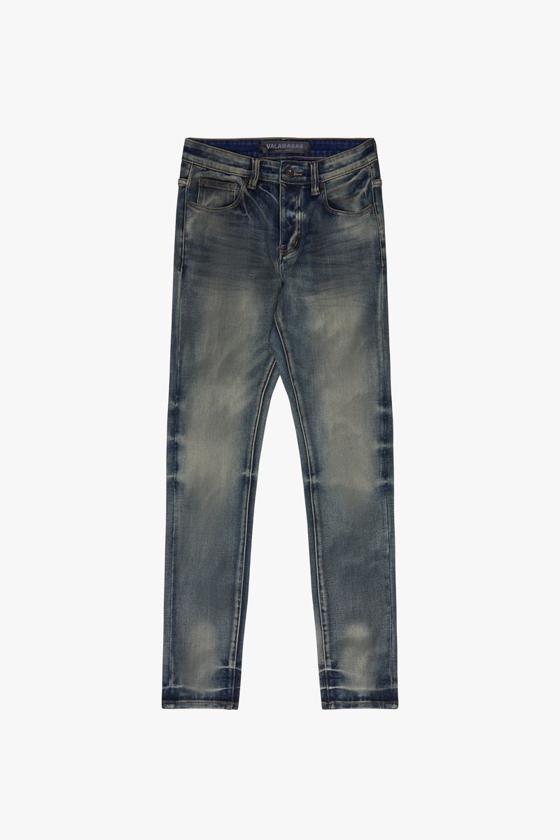VALABASAS "MR. FLEX" SKINNY JEAN (VLBS-VJ1-002) OIL WASH