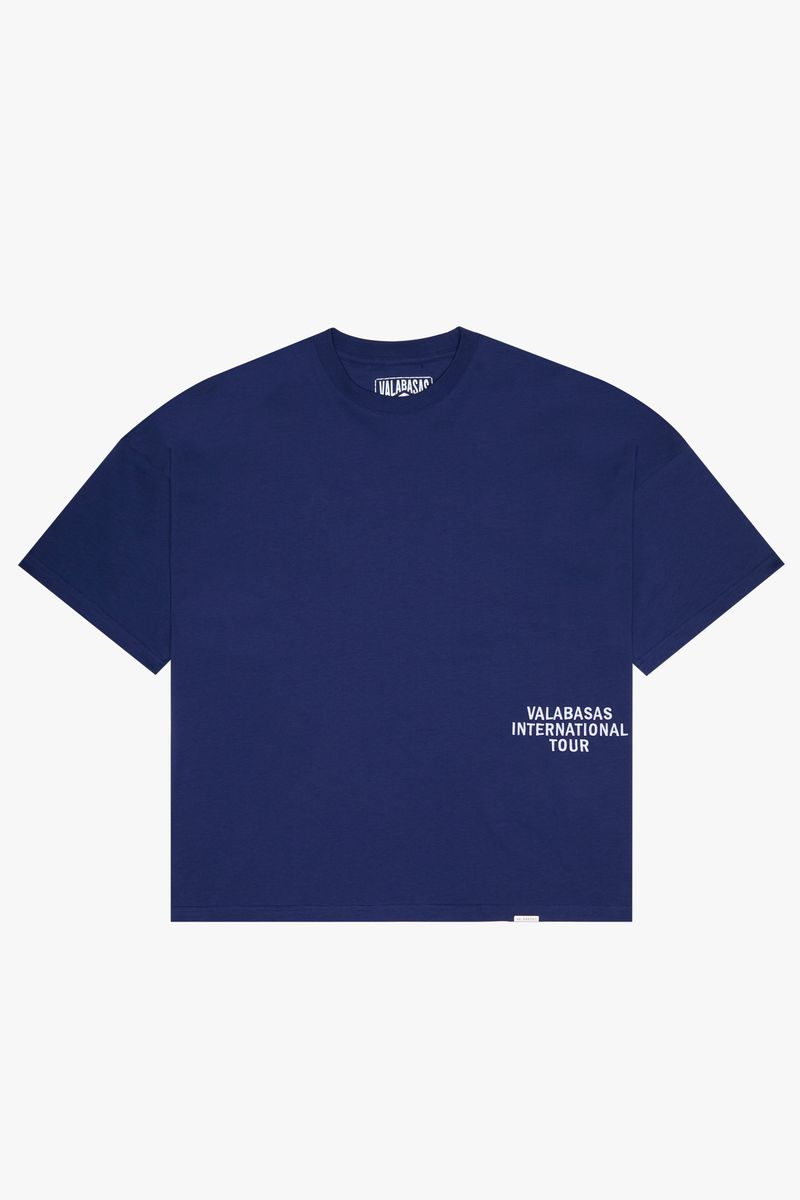 VALABASAS "JOURNEY" BLUE OVERSIZED TEE (VLBS-TS-002)