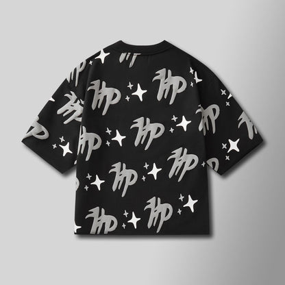 HYDE PARK PUFF THE MAGIC PATTERN SHIRT-BLACK