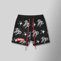 HYDE PARK PUFF THE MAGIC PATTERN SHORTS  - BLACK