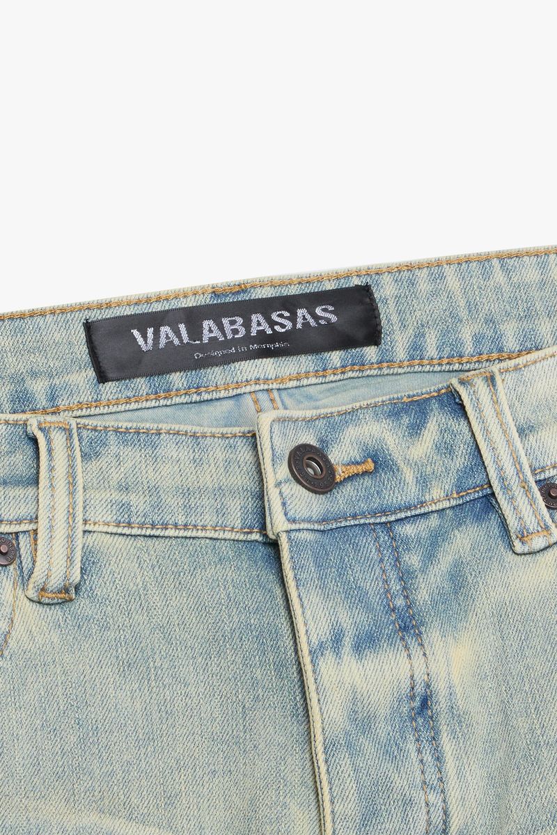 VALABASAS "MR. FLEX" VINTAGE WASH 4 WAY STRETCH SKINNY JEAN (VLBS-VJ1-002)