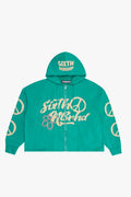 6TH NBRHD "SPIRIT" CROPPED PULLOVER 6TH-J3301-OLIVE
