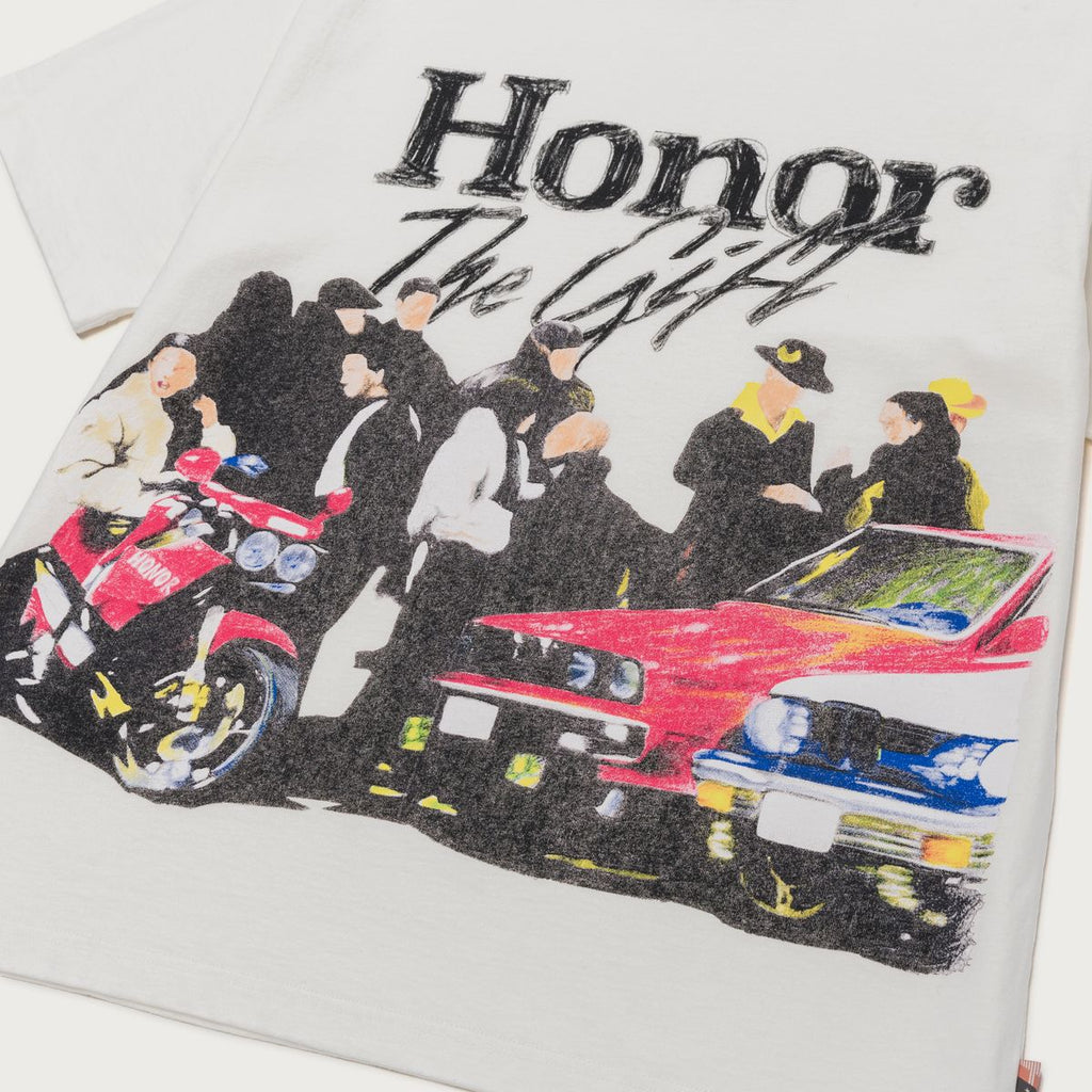H.T.G SHIFT SS TEE (HTG250140) WHITE