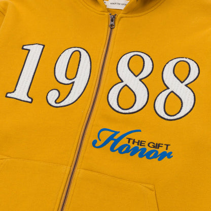 H.T.G 1988 FULL ZIP HOODIE (HTG250150) YELLOW