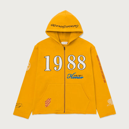 H.T.G 1988 FULL ZIP HOODIE (HTG250150) YELLOW