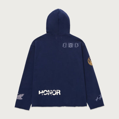 H.T.G 1988 FULL ZIP HOODIE (HTG250150) NAVY