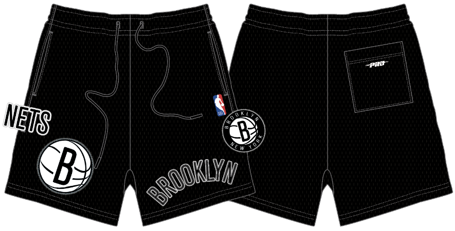 PRO STANDARD BROOKLYN NETS CLASSIC MESH SHORT (BBN3514960)