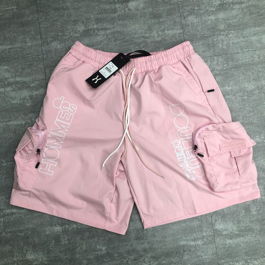 HUDSON FOUR ZIPPER CARGO SHORT 500-PINK