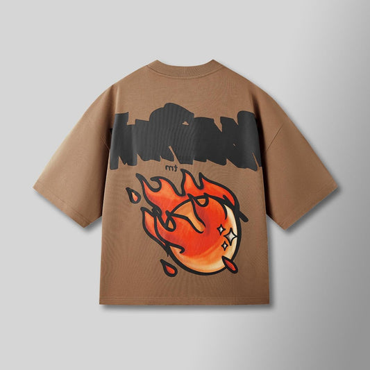 HYDE PARK Coming in Hot Tee - Brown