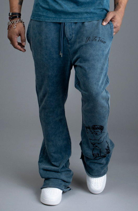 LA VICTOIRE FLARE JOGGER (TV0112) LEGION BLUE