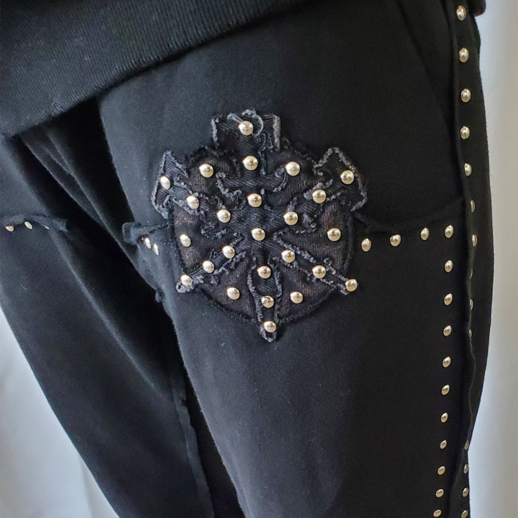 Hudson Jogger 586 Studded Fleece Flair BLK