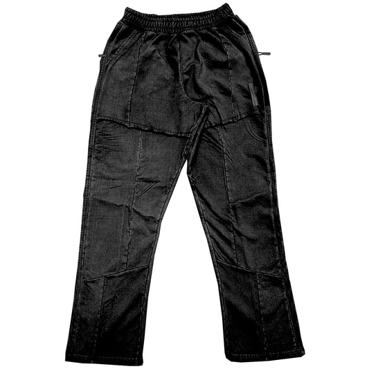 HUDSON PATCHWORK FLEECE BAGGY JOGGER (537) BLACK