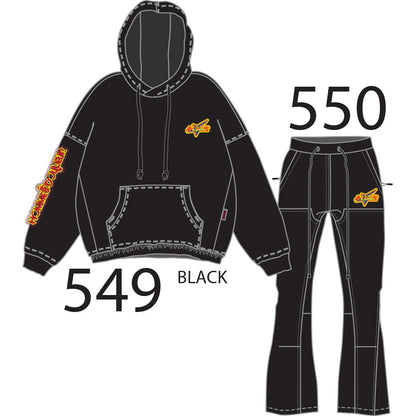 HUDSON HOMME JOGGER (550)-BLACK