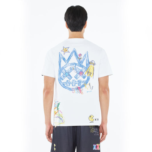 CULT SHORT SLEEVE CREW NECK TEE "CRAYON LOGO" (625A4-K36A)