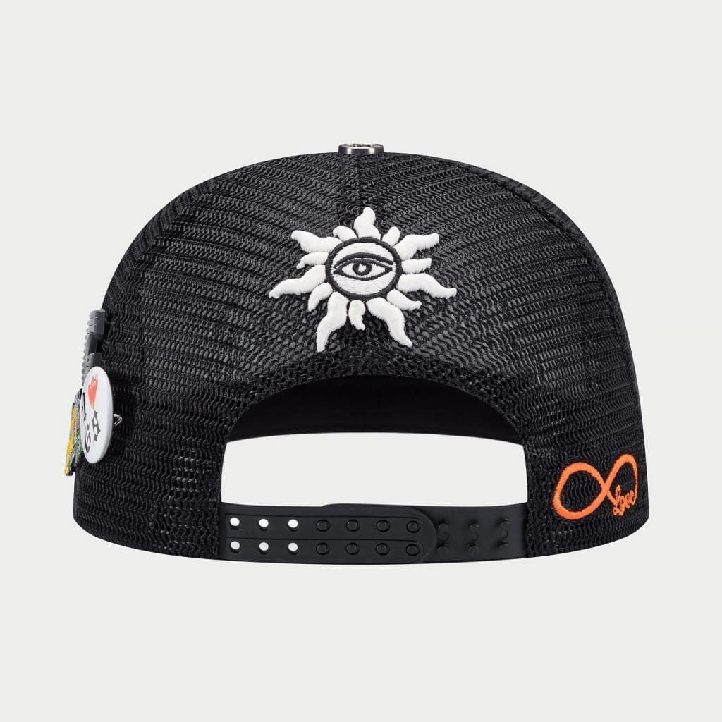 GS-FOREVER-TRUCKER- HAT-BLACK-BLUE-ORANGE