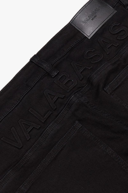 VALABASAS "BELLWISP" STACKED DENIM (VJ2-001) BLACK