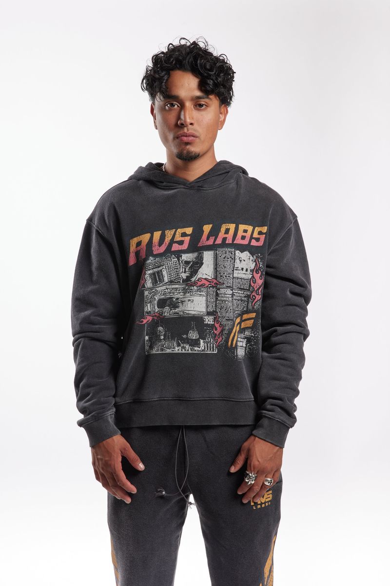 RVS LABS Washed "Comic" Hoody