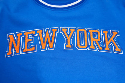 NEW YORK KNICKS MEN'S S/S TEE CLASSIC CHENILLE (BNK152756)