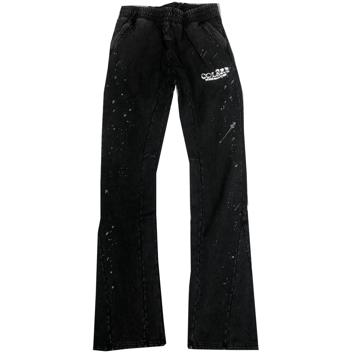 HUDSON COLERE 385GSM FLARE JOGGER (530) BLACK ACID