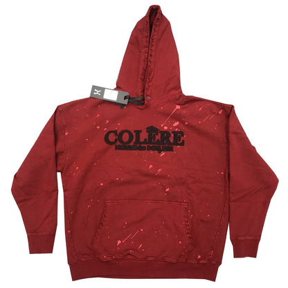 HUDSON COLERE 385GSM OVERSIZED HOODY (529) DARK RED