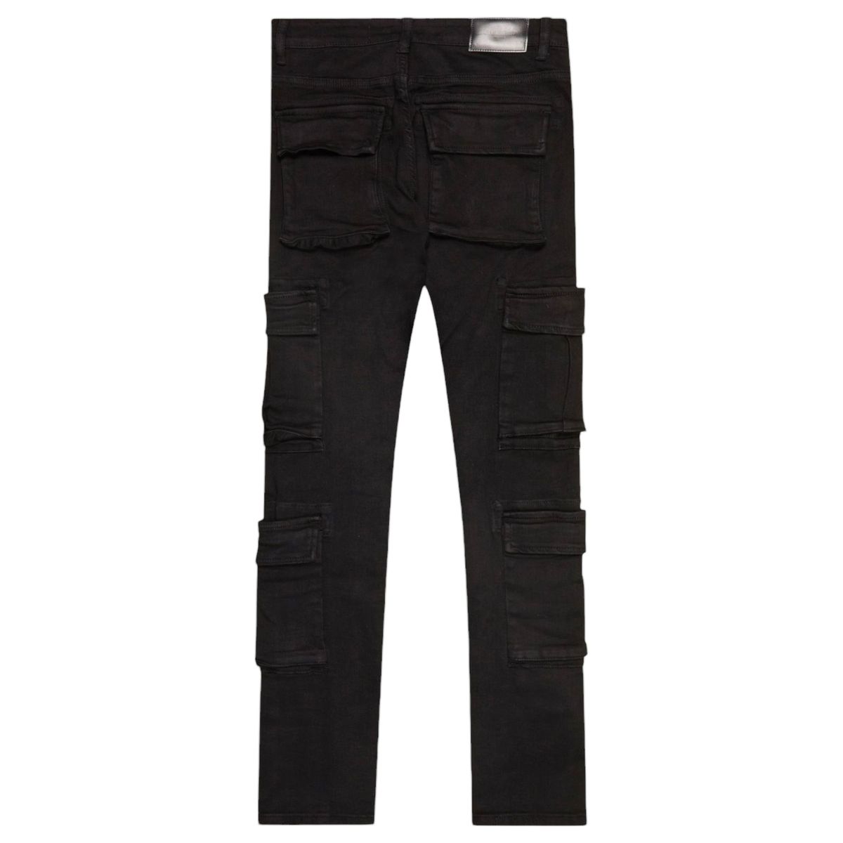 VALABASAS "GENERAL" BLACK WASHED SKINNY PANTS (VLBS-VJ2-1002)