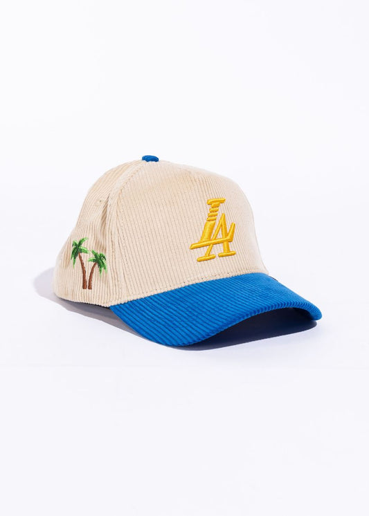 PARADISE LA CORDUROY (REF614) CREAM/BLUE/YELLOW