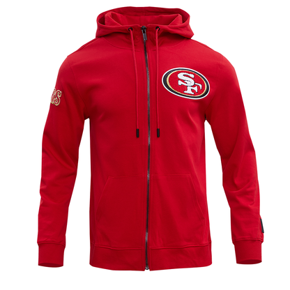 SAN FRANCISCO 49ERS CLASSIC CHENILLE DK FZ HOODIE (FS45410177)