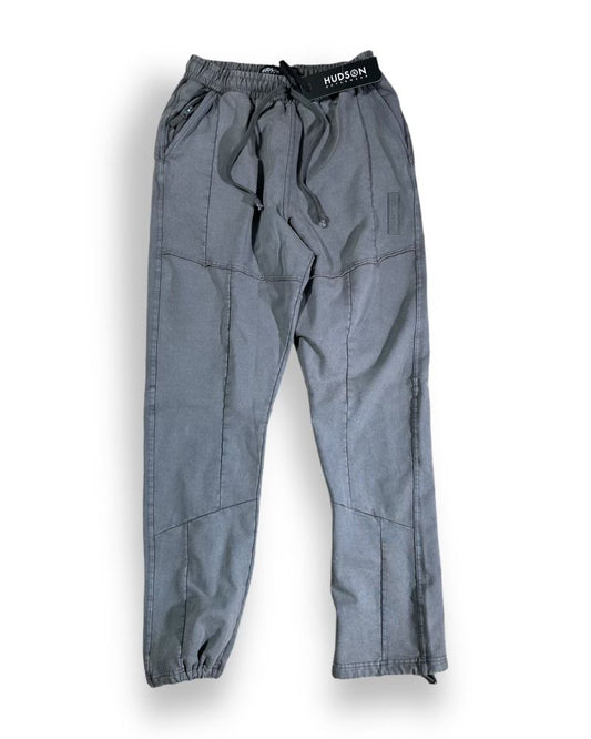 HUDSON PATCHWORK FLEECE BAGGY JOGGER (537) GREY ACID