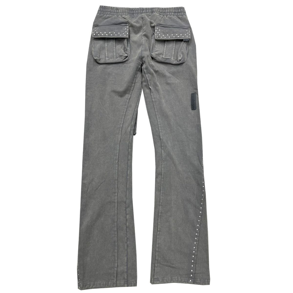 HUDSON METAL FLEECE FLARE JOGGER (539) GREY