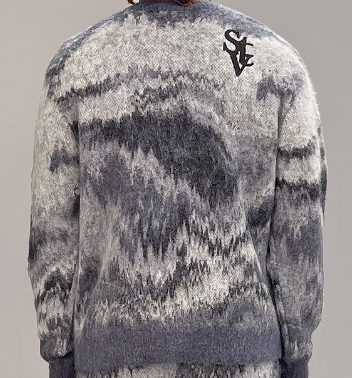 STV SIGNATURE MOHAIR CREWNECK SWEATER (TV0214) CAVIAR