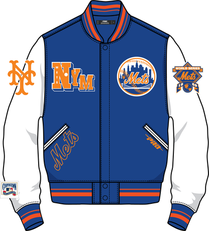NEW YORK METS BEST OF M RIB WOOL VARSITY JACKET (LNM6315215)
